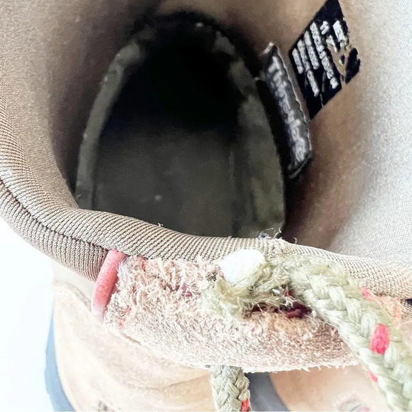 LL Bean Thinsulate Taupe Suede 8” Boot Men’s Size 11 Pull-on Style Neoprene Cuff - Picture 12 of 15